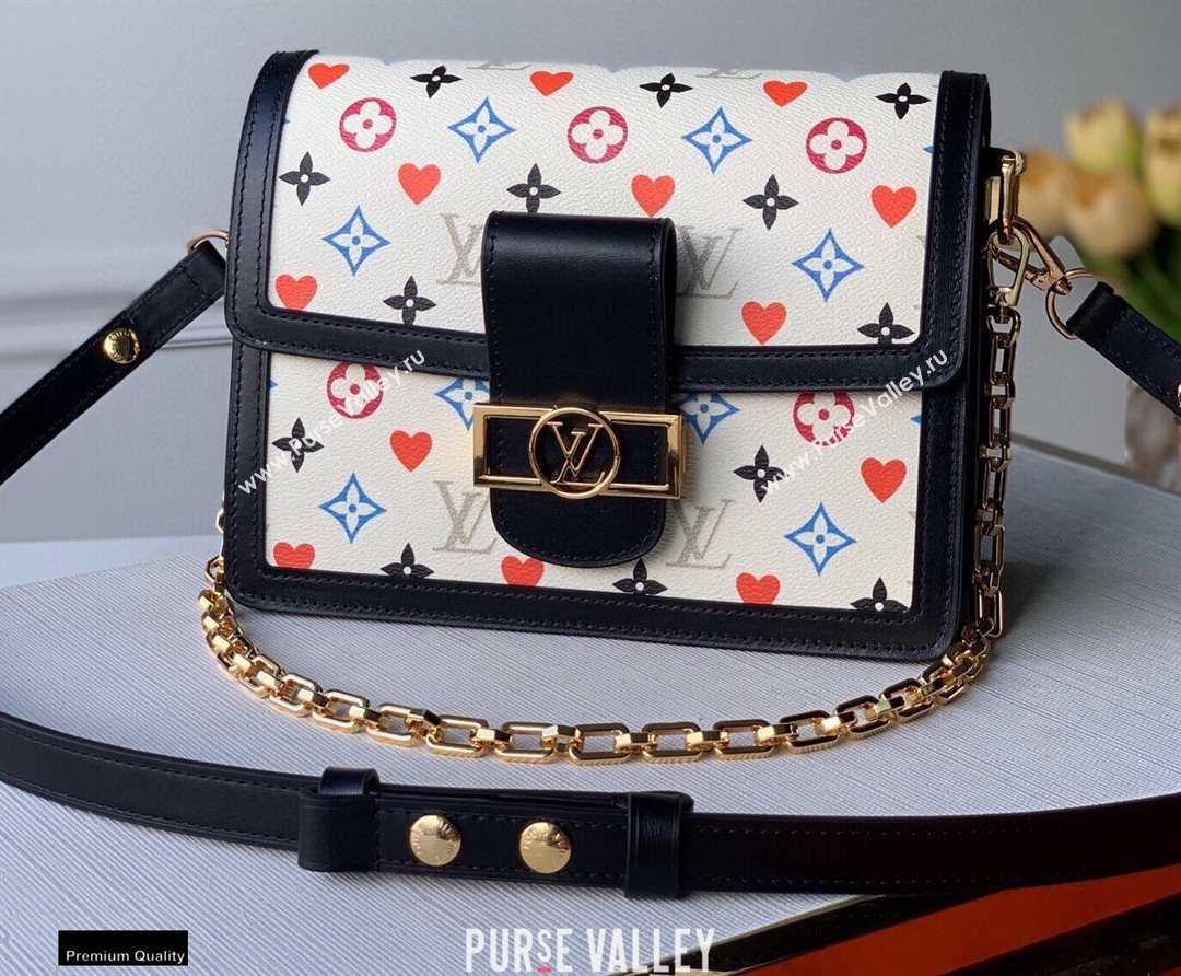 Louis Vuitton Game On Dauphine MM Bag M57463 White 2021 (kiki-20120106)