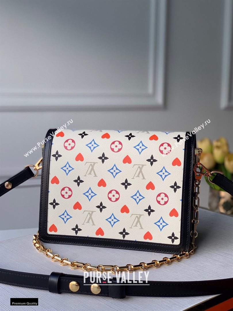 Louis Vuitton Game On Dauphine MM Bag M57463 White 2021 (kiki-20120106)