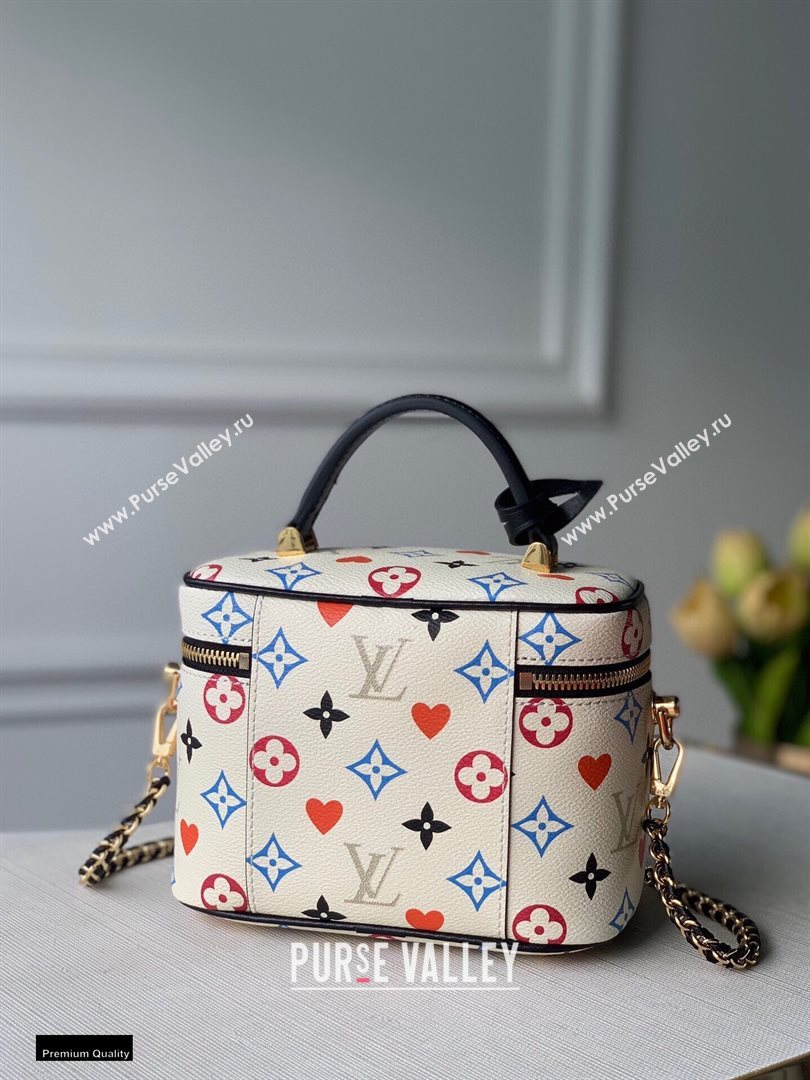 Louis Vuitton Game On Vanity PM Bag M57458 White 2021 (kiki-20120101)