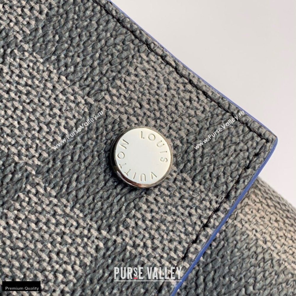 Louis Vuitton Alpha Triple Pouches Bag Damier Graphite Canvas N40296 Rainbow Logo 2020 (kiki-20120136)