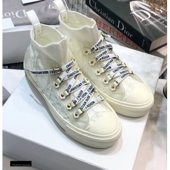 Dior WalknDior Mid-top Sneakers Cannage White (jincheng-20120304)