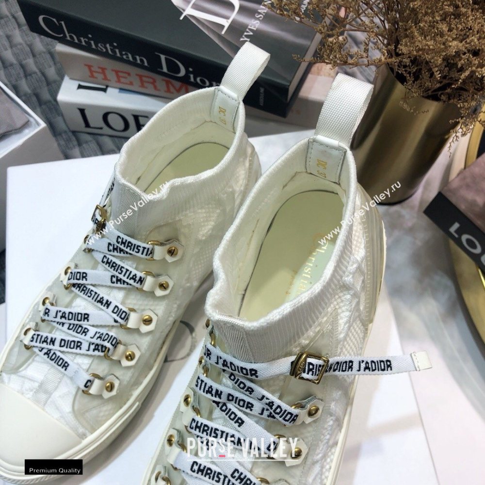 Dior WalknDior Mid-top Sneakers Cannage White (jincheng-20120304)