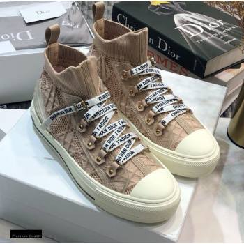 Dior WalknDior Mid-top Sneakers Cannage Nude (jincheng-20120305)