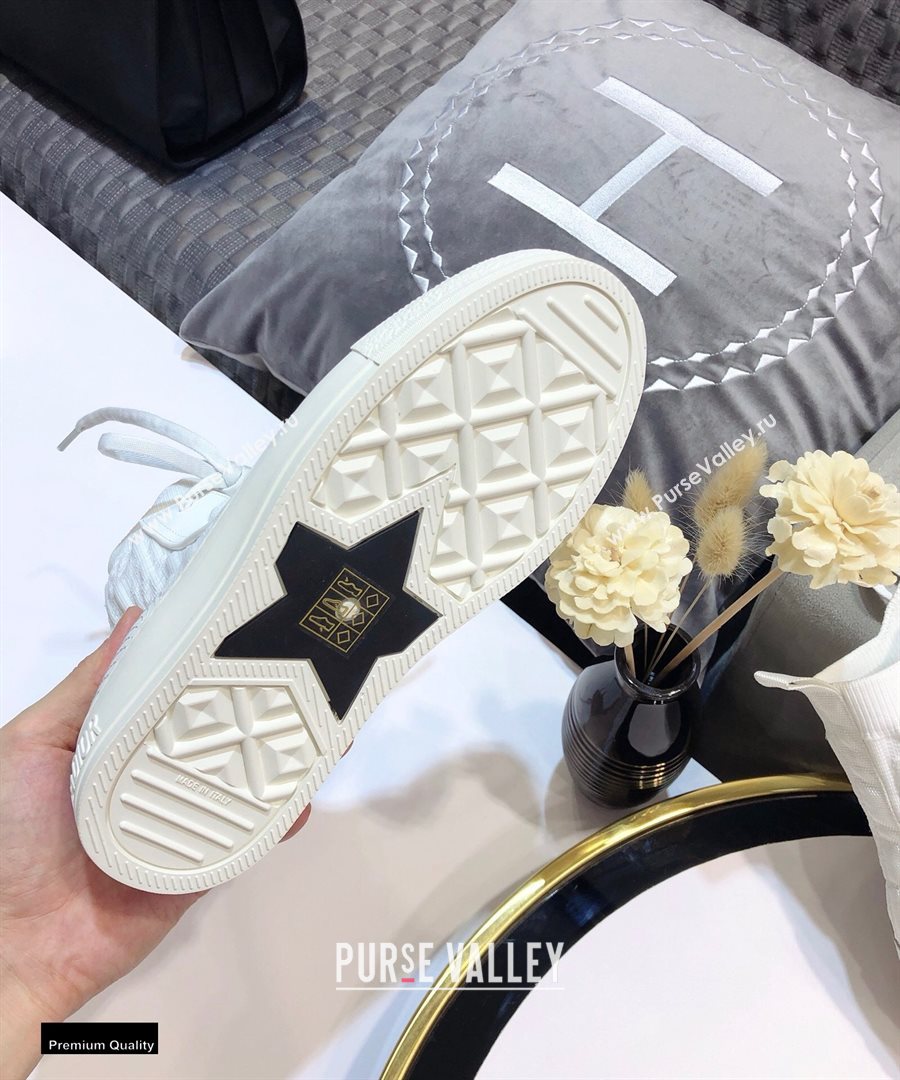 Dior WalknDior High-top Sneakers Oblique Technical Mesh White (jincheng-20120310)