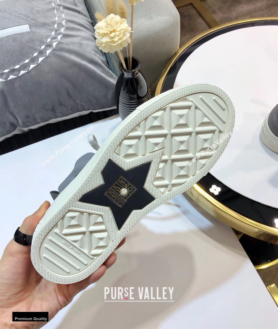 Dior WalknDior High-top Sneakers Oblique Technical Mesh Gray (jincheng-20120311)