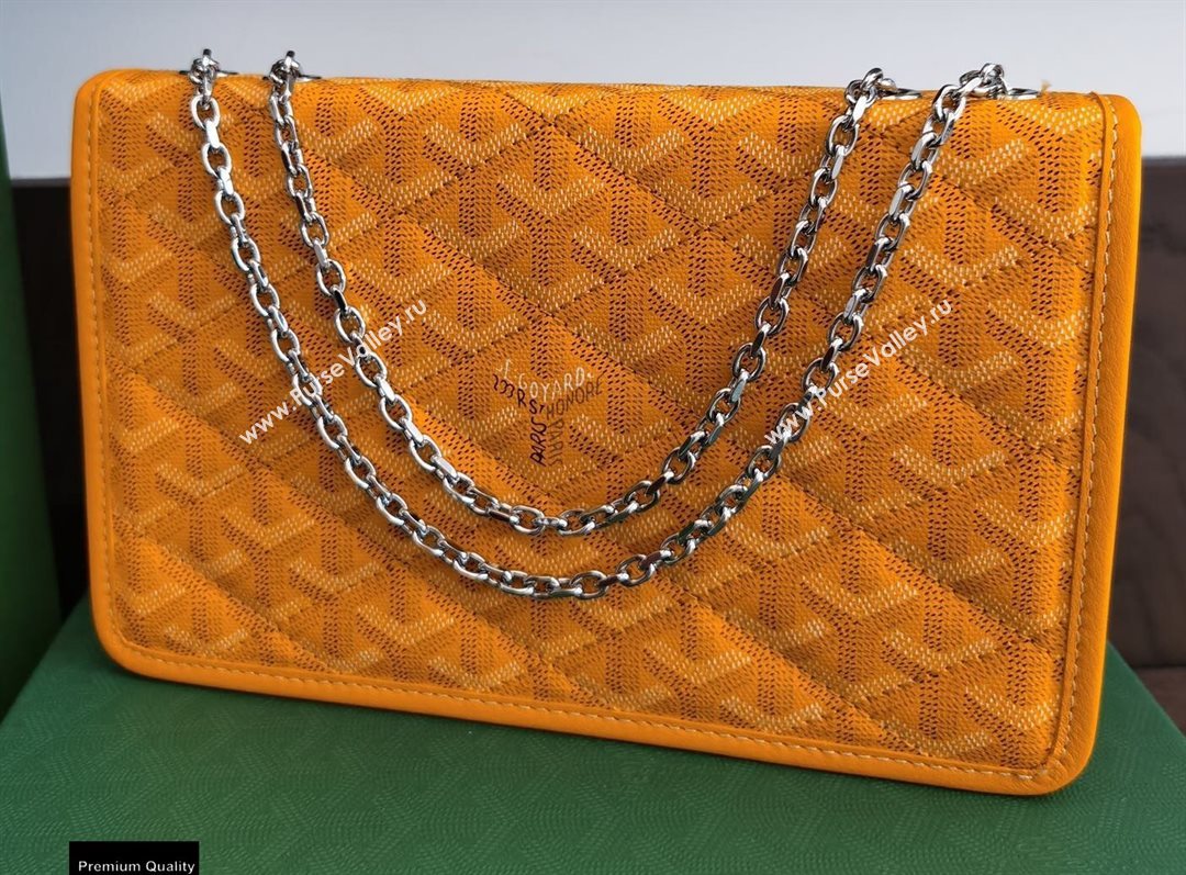 Goyard Alexandre III Bag Yellow (laimeng-20120410)