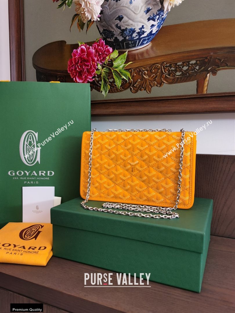 Goyard Alexandre III Bag Yellow (laimeng-20120410)