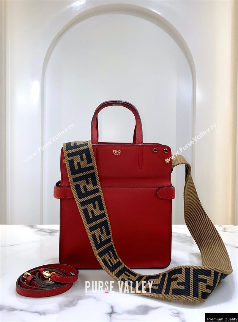 Fendi Flip Small Tote Bag Red (chaoliu-20120815)