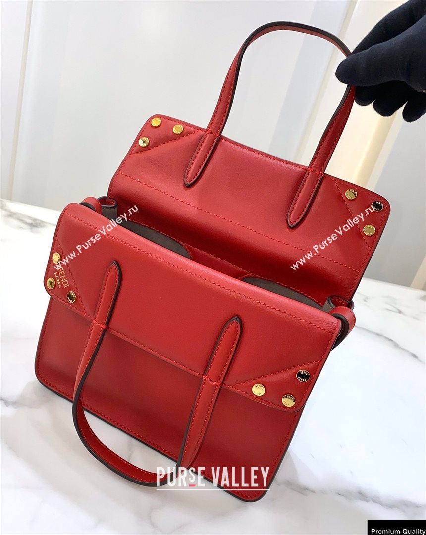 Fendi Flip Small Tote Bag Red (chaoliu-20120815)