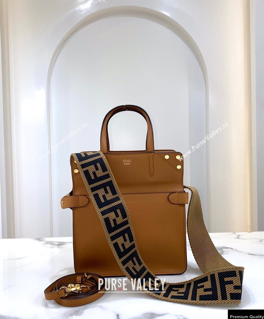 Fendi Flip Small Tote Bag Brown (chaoliu-20120817)