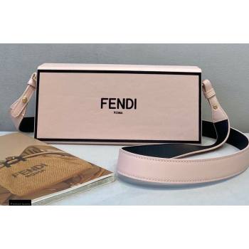 Fendi Leather Rigid Horizontal Box Bag Pale Pink 2020 (chaoliu-20120837)