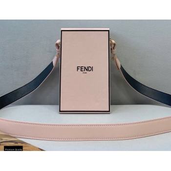 Fendi Leather Stiff Vertical Box Bag Pale Pink 2020 (chaoliu-20120839)