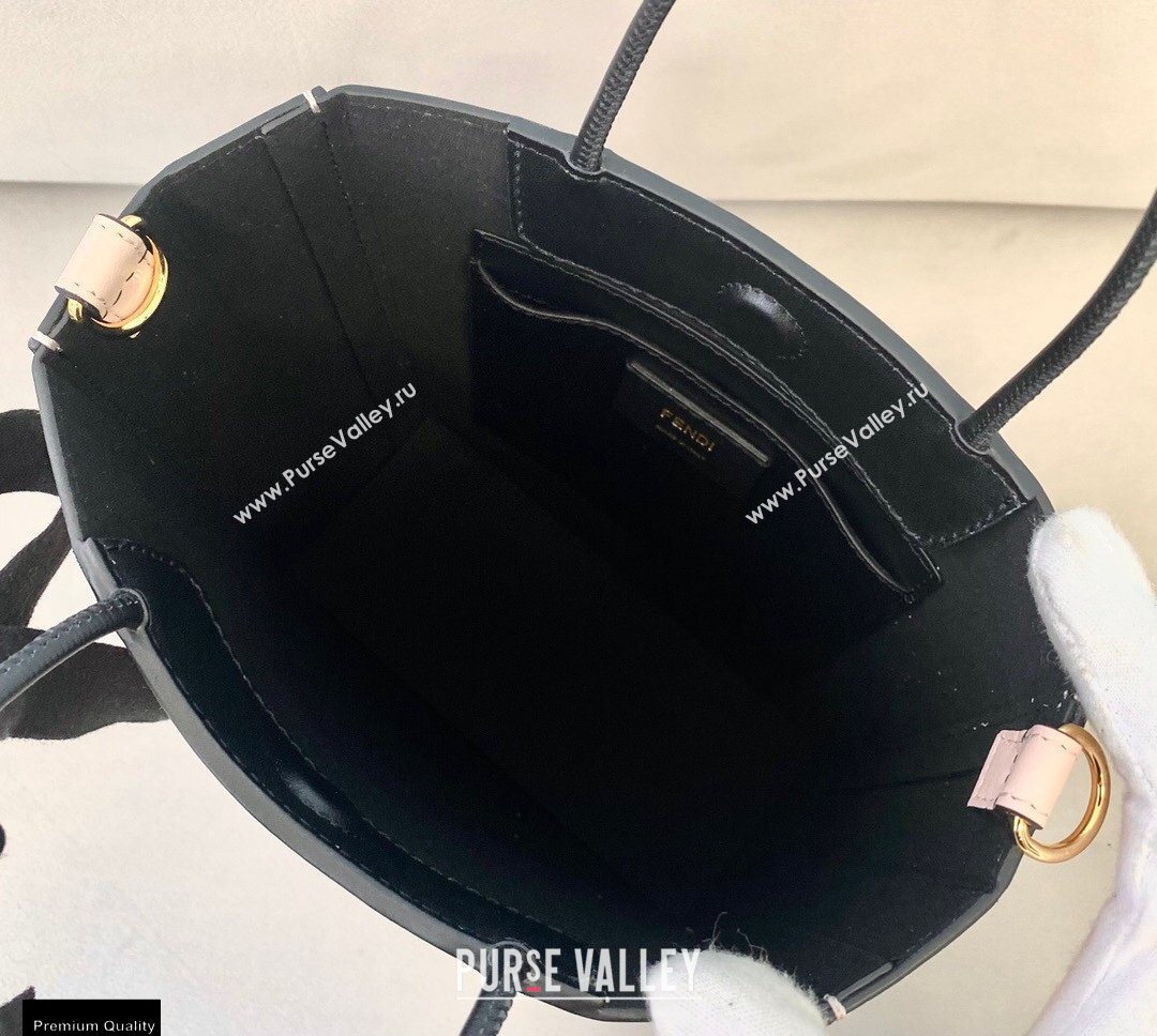 Fendi Leather Pack Small Shopping Bag Pale Pink 2020 (chaoliu-20120835)