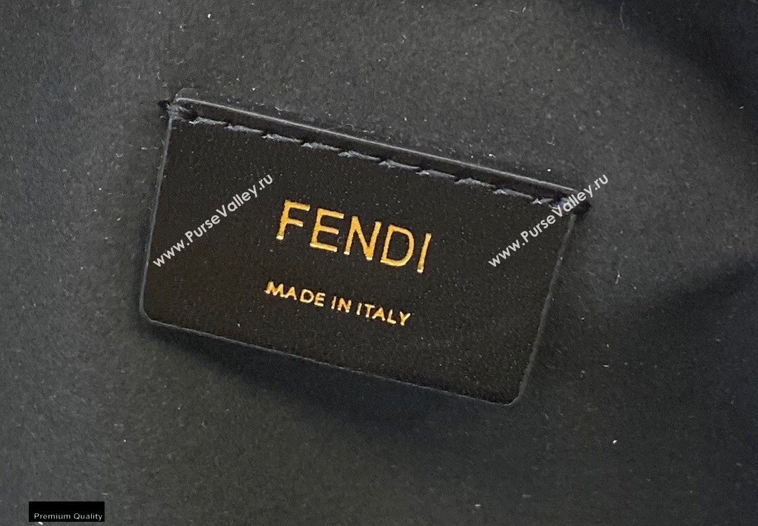 Fendi Leather Pack Medium Drawstring Pouch Bag Yellow 2020 (chaoliu-20120829)