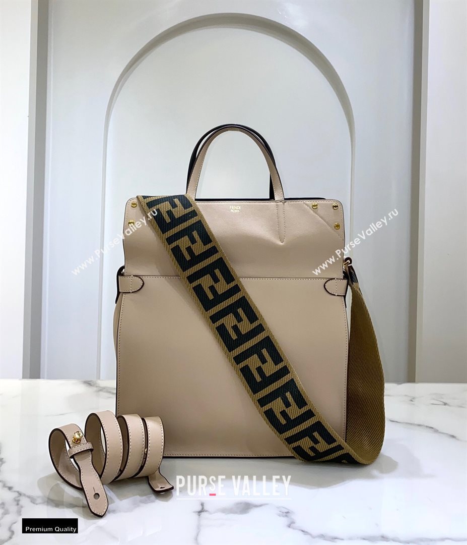 Fendi Flip Large Tote Bag Beige (chaoliu-20120806)