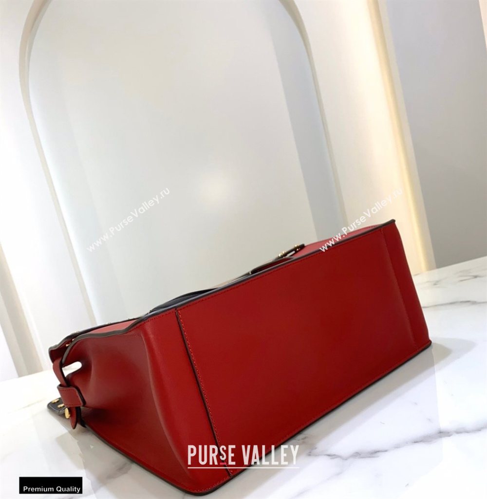 Fendi Flip Regular Medium Tote Bag Red (chaoliu-20120810)