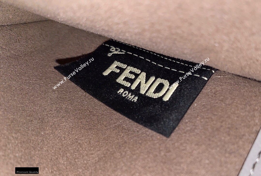 Fendi Flip Regular Medium Tote Bag Gray/Red (chaoliu-20120809)