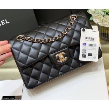 Chanel Original Quality Classic Flap Bag A01113 in Sheepskin Black with Silver Hardware (shunyang-20120915)