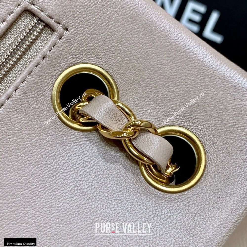 Chanel Original Quality Classic Flap Bag A01113 in Sheepskin Pale Gray with Gold Hardware (shunyang-20120923)