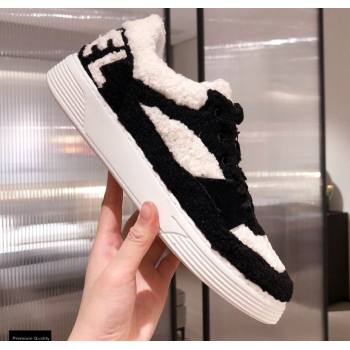 Chanel Shearling Back Logo Low-top Sneakers 01 2020 (kaola-20121210)