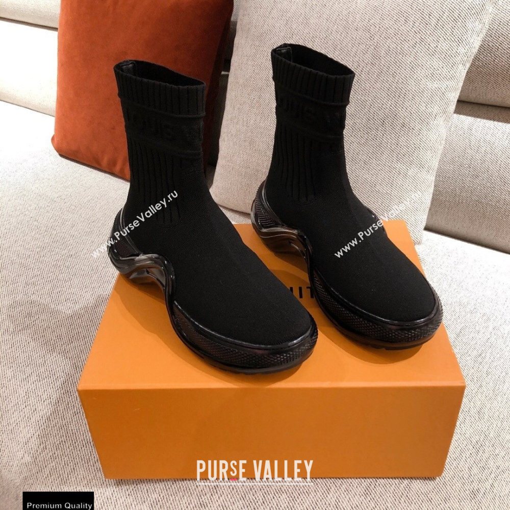 Louis Vuitton Stretch Textile LV Archlight Sneakers Boots 01 2020 (kaola-20121225)