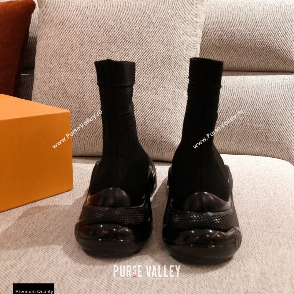 Louis Vuitton Stretch Textile LV Archlight Sneakers Boots 01 2020 (kaola-20121225)