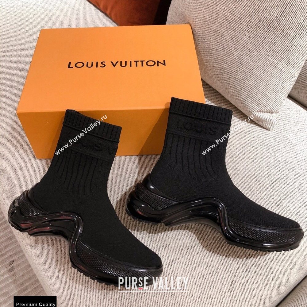 Louis Vuitton Stretch Textile LV Archlight Sneakers Boots 01 2020 (kaola-20121225)