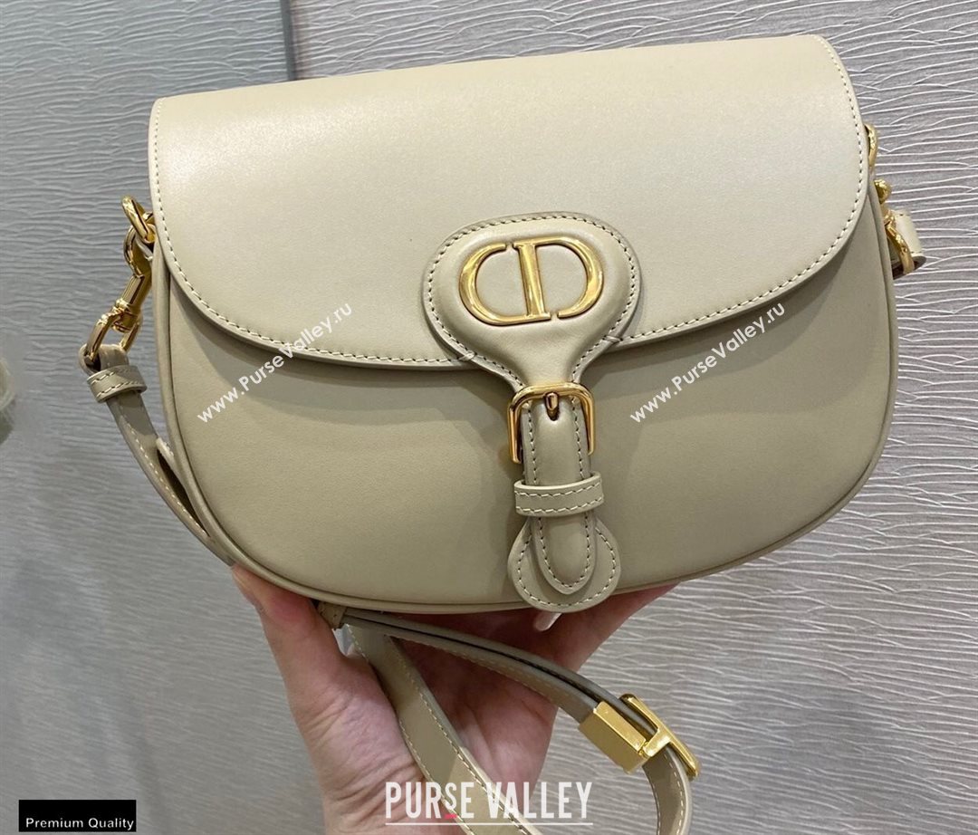 Dior Medium Bobby Bag in Box Calfskin Beige 2020 (vivi-20121502)