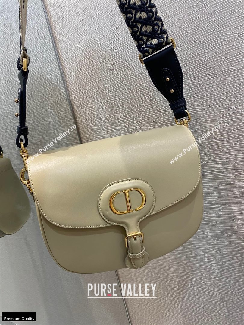 Dior Large Bobby Bag in Box Calfskin Beige 2020 (vivi-20121501)