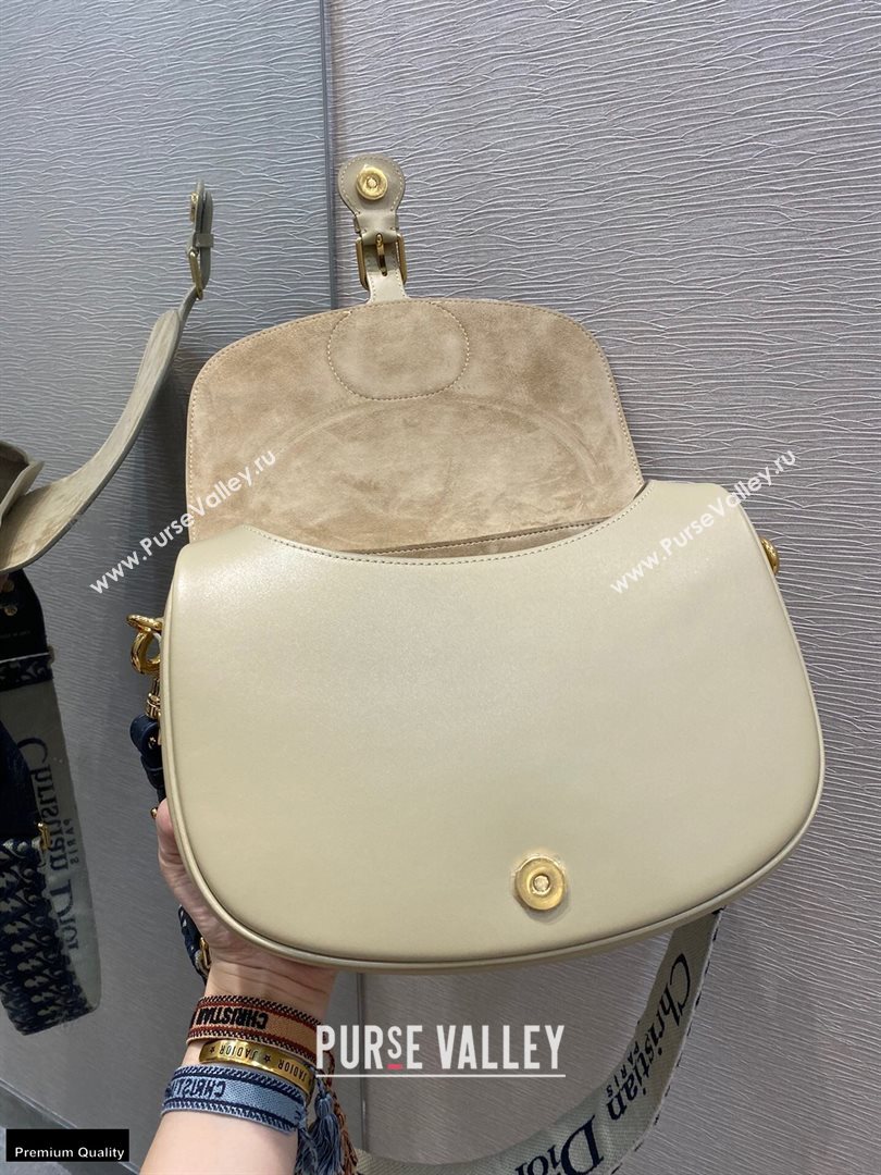 Dior Large Bobby Bag in Box Calfskin Beige 2020 (vivi-20121501)