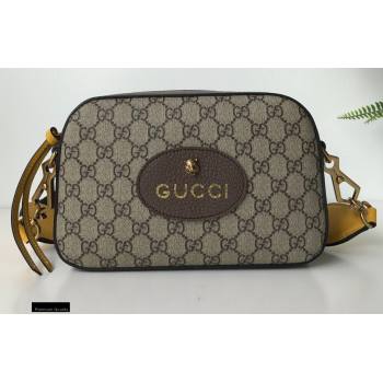 Gucci GG Supreme Canvas Messenger Bag 476466 Brown (dlh-20121607)