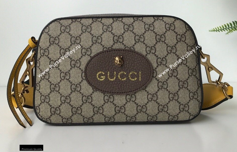 Gucci GG Supreme Canvas Messenger Bag 476466 Brown (dlh-20121607)
