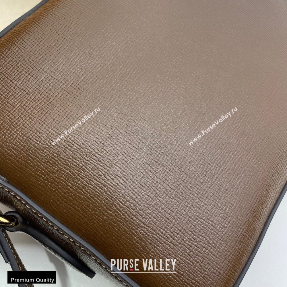 Gucci Horsebit 1955 Small Shoulder Bag 645454 Leather Coffee 2020 (dlh-20121527)