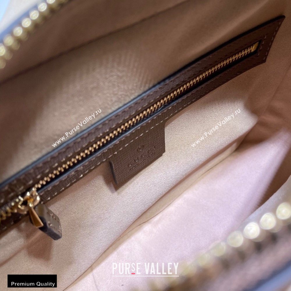 Gucci Horsebit 1955 Small Shoulder Bag 645454 Leather Coffee 2020 (dlh-20121527)