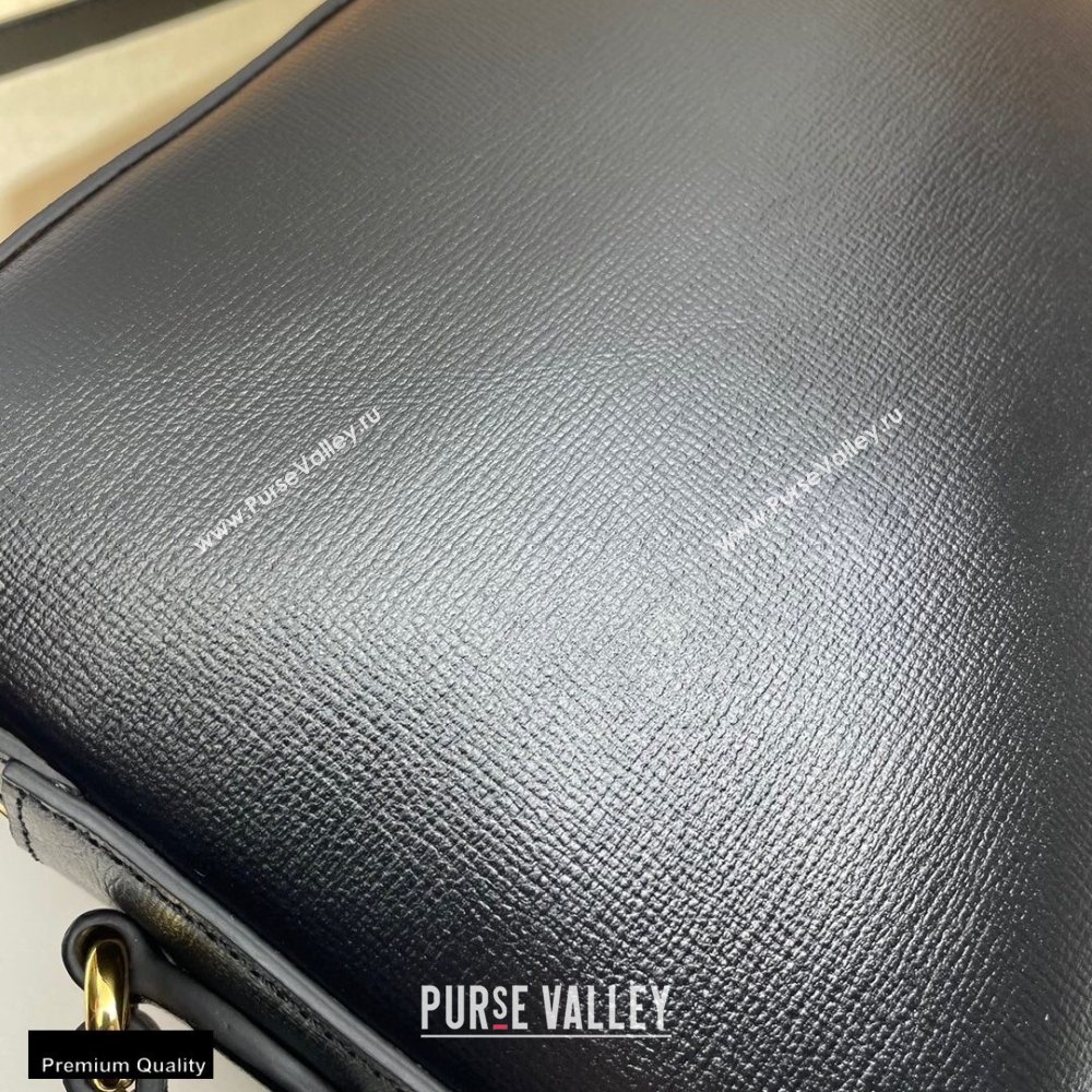 Gucci Horsebit 1955 Small Shoulder Bag 645454 Leather Black 2020 (dlh-20121526)