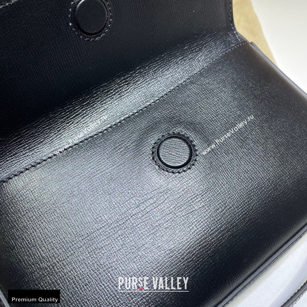 Gucci Horsebit 1955 Small Shoulder Bag 645454 Leather Black 2020 (dlh-20121526)