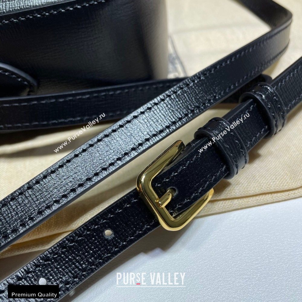 Gucci Horsebit 1955 Small Shoulder Bag 645454 Leather Black 2020 (dlh-20121526)