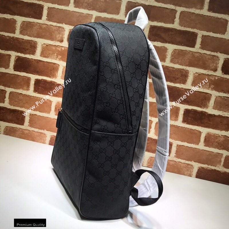 Gucci Slim Backpack Bag 449181 GG Canvas Black (dlh-20121604)