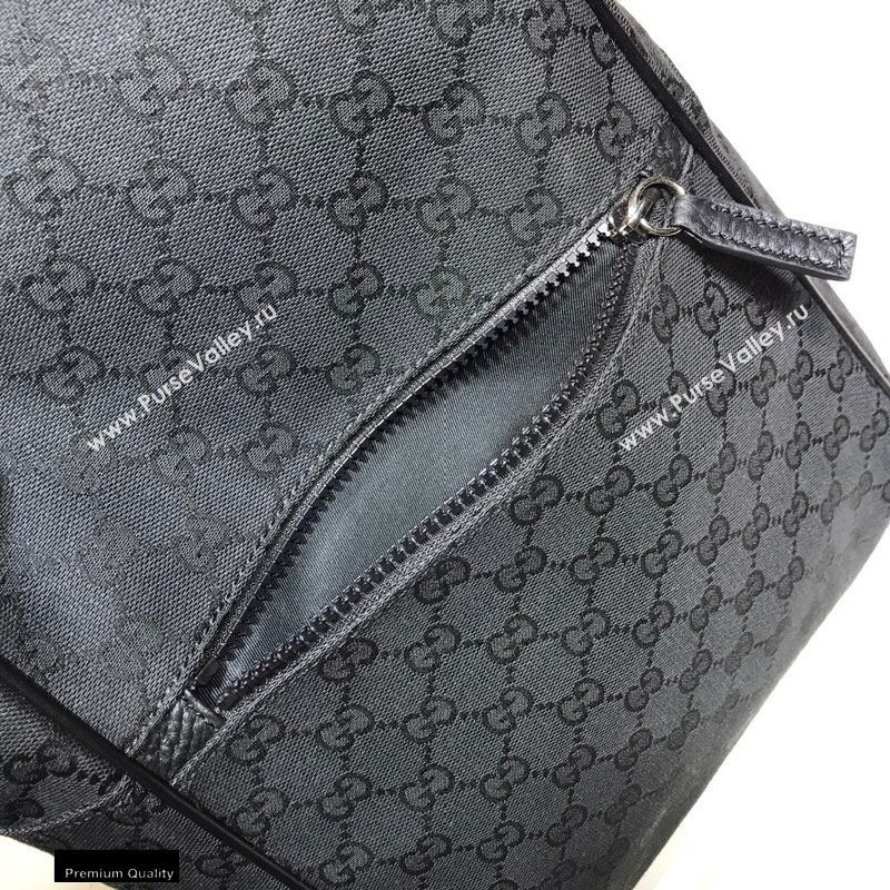 Gucci Slim Backpack Bag 449181 GG Canvas Black (dlh-20121604)