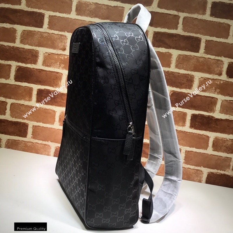 Gucci Slim Backpack Bag 449181 GG Guccissima Black (dlh-20121606)