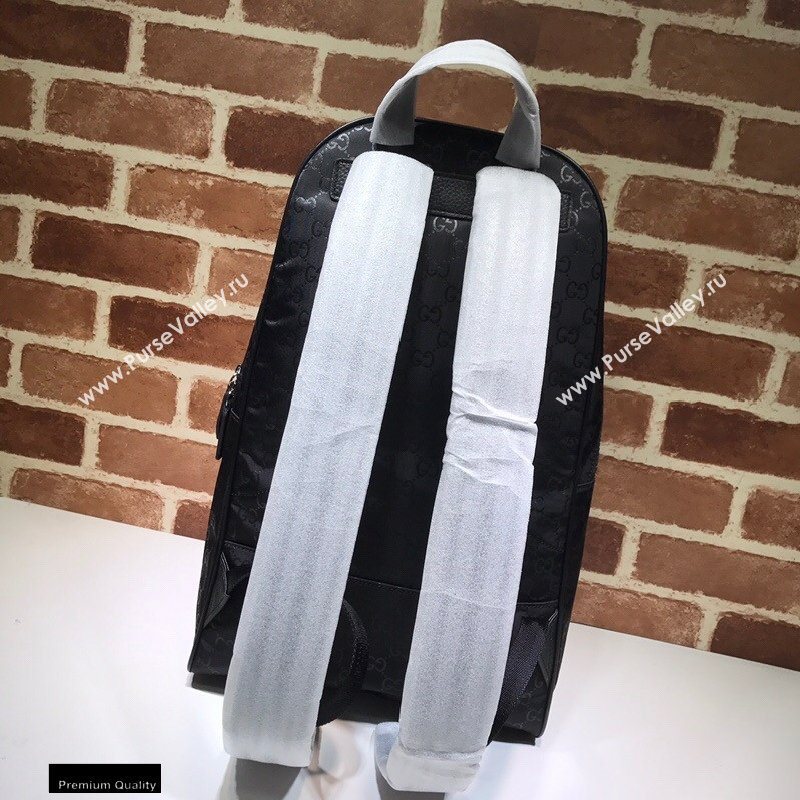 Gucci Slim Backpack Bag 449181 GG Guccissima Black (dlh-20121606)
