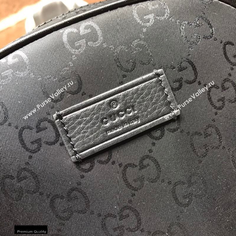 Gucci Slim Backpack Bag 449181 GG Guccissima Black (dlh-20121606)