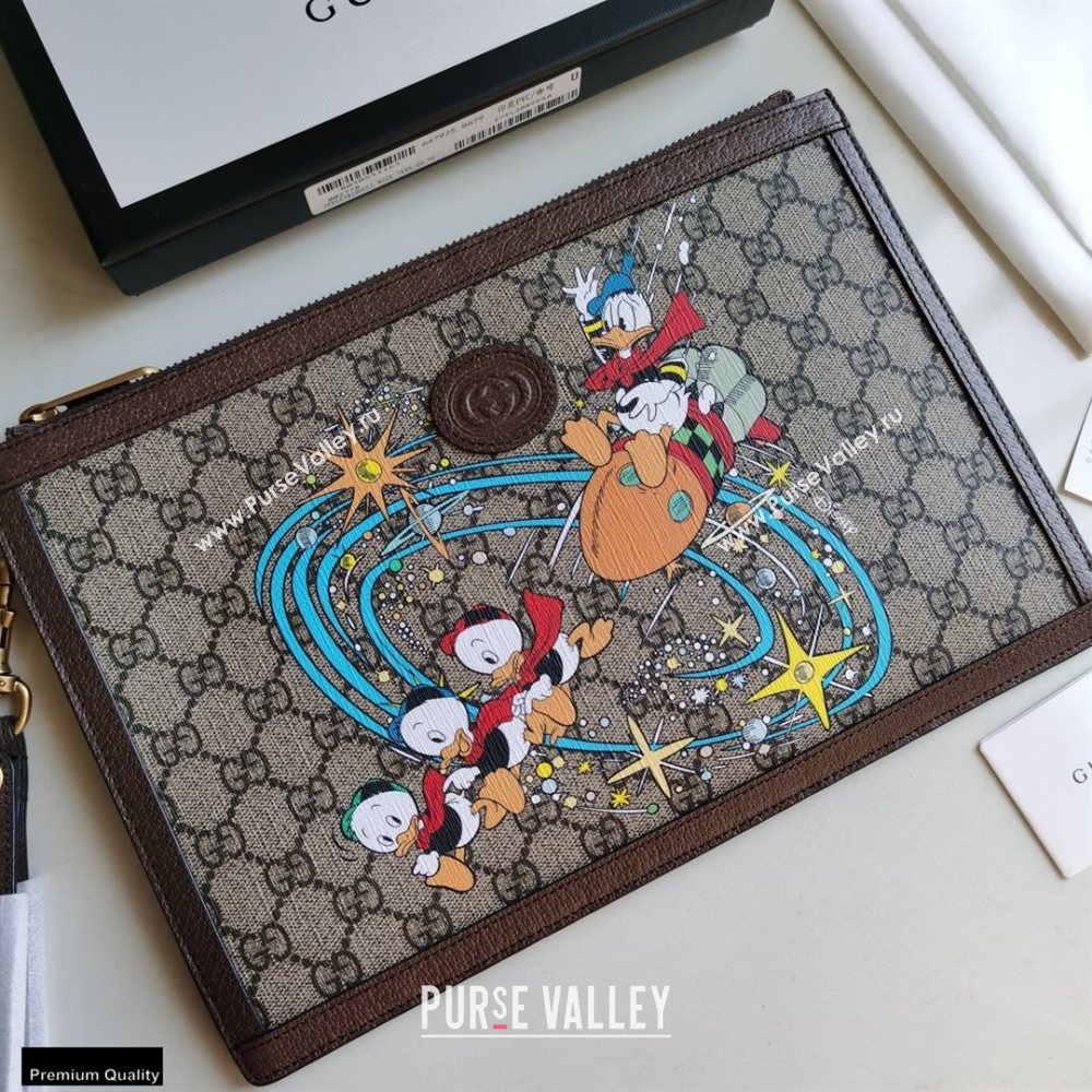 Disney x Gucci Donald Duck Pouch Clutch Bag 647925 2020 (dlh-20121510)