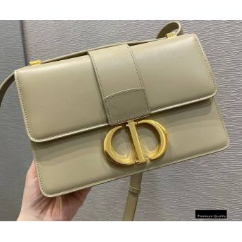 Dior 30 Montaigne Flap Bag in Box Calfskin Beige 2020 (vivi-20121510)