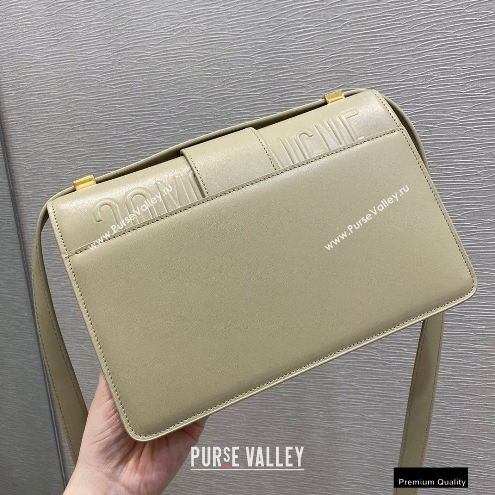 Dior 30 Montaigne Flap Bag in Box Calfskin Beige 2020 (vivi-20121510)