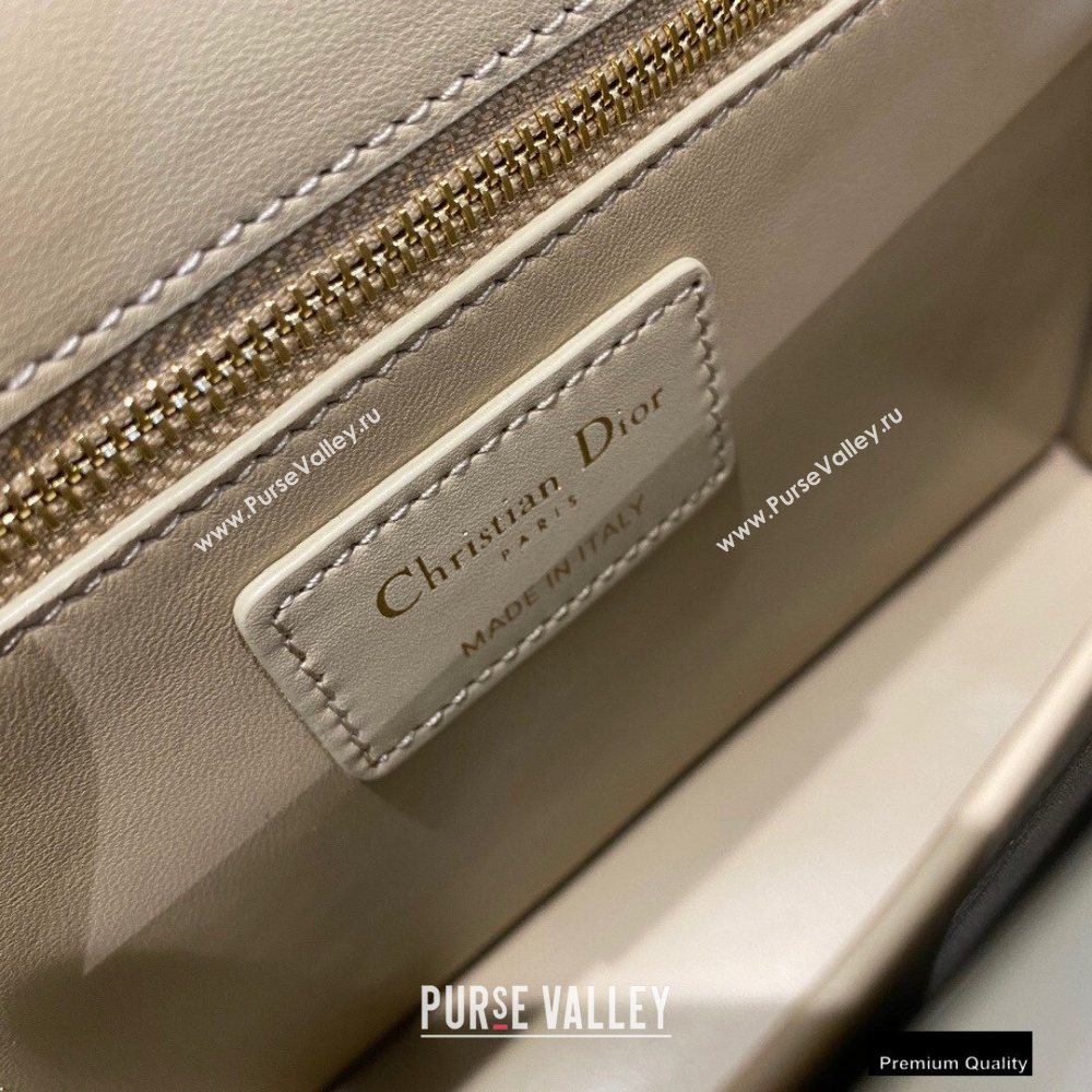 Dior 30 Montaigne Flap Bag in Box Calfskin Beige 2020 (vivi-20121510)