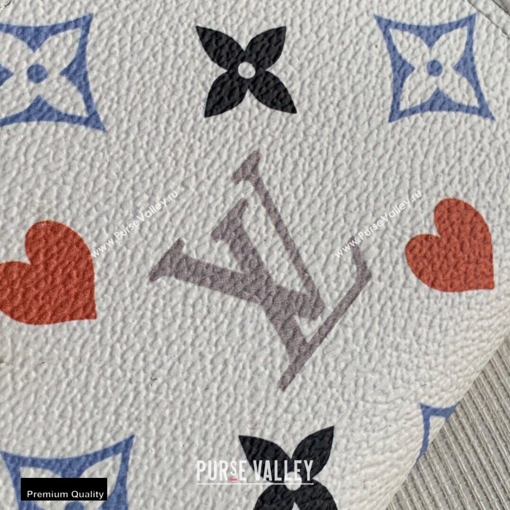 Louis Vuitton Game On Zippy Coin Purse M80305 White 2021 (kiki-20121604)
