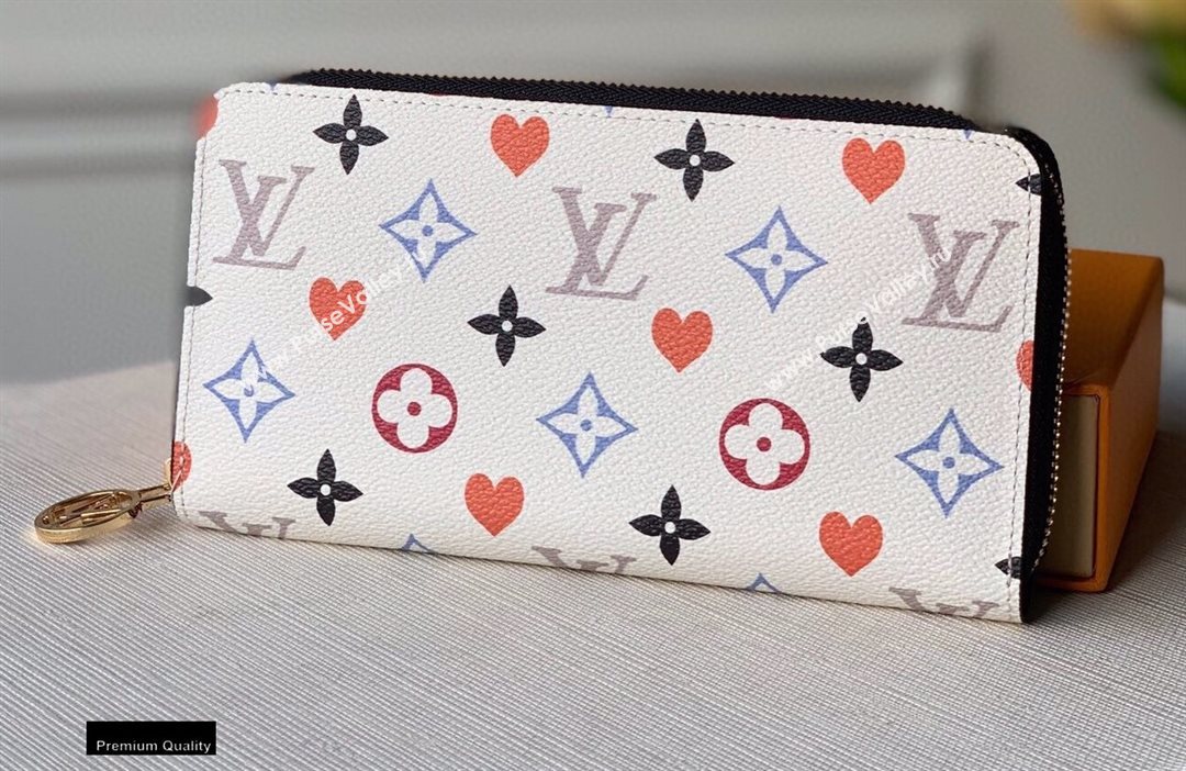 Louis Vuitton Game On Zippy Wallet M57491 White 2021 (kiki-20121602)