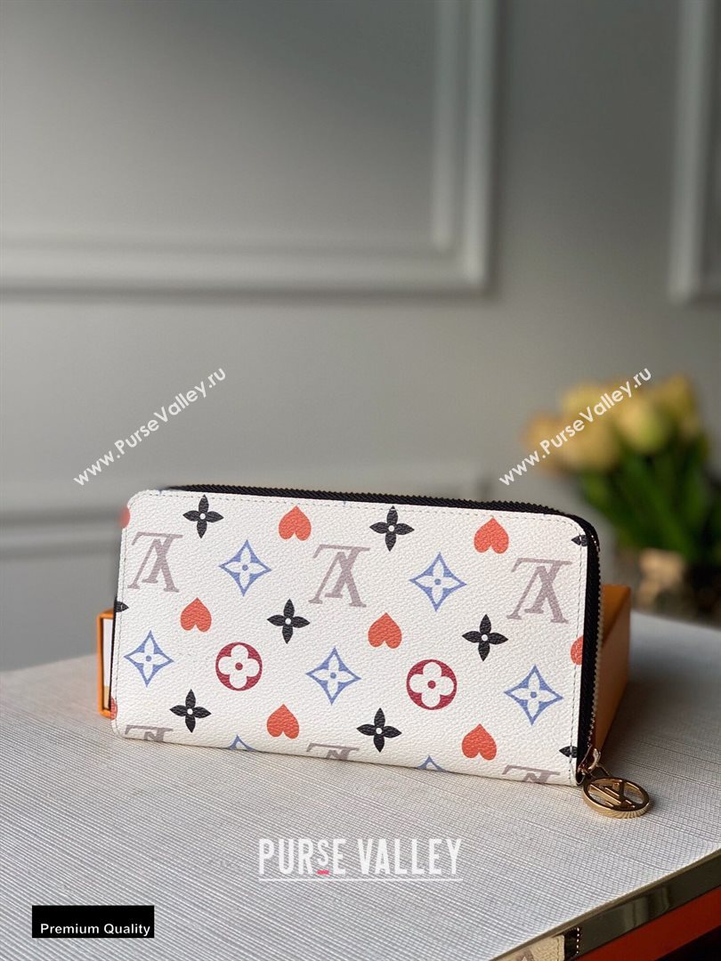 Louis Vuitton Game On Zippy Wallet M57491 White 2021 (kiki-20121602)