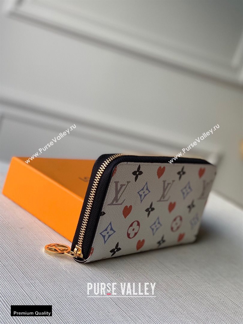 Louis Vuitton Game On Zippy Wallet M57491 White 2021 (kiki-20121602)